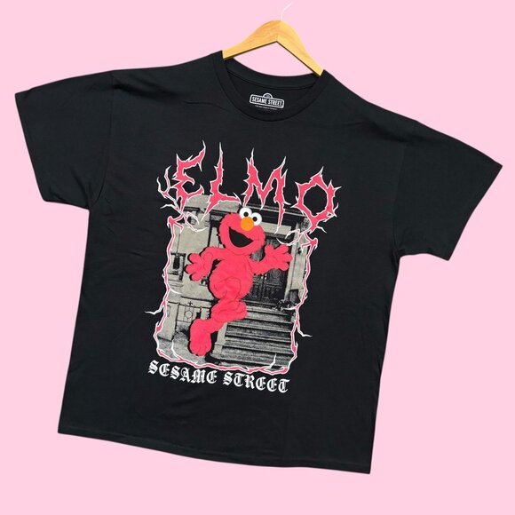 Heavy Metal PBS Kids 123 Sesame Street Elmo Tee XL - Picture 3 of 4